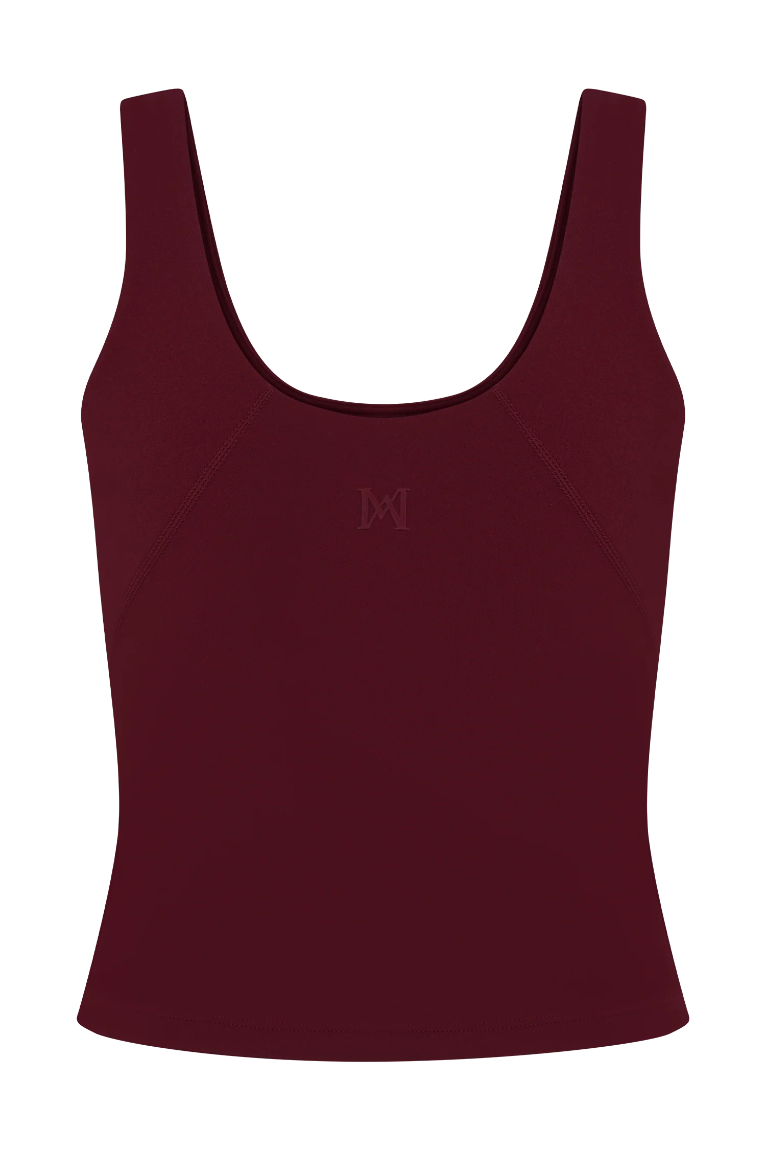 Alexandra Yoga Top - Burgundy - Image 10