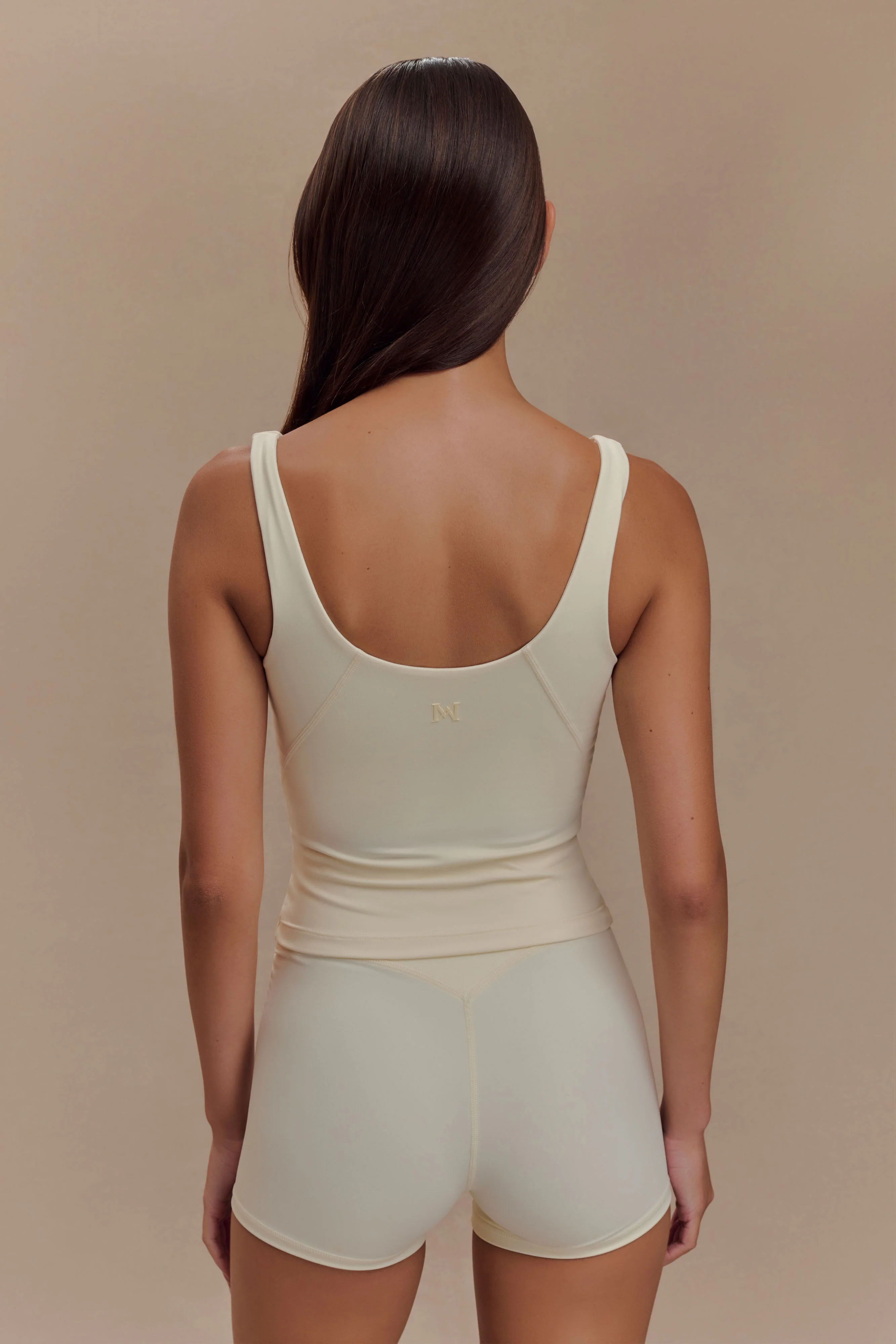 Alexandra Yoga Top - Ivory - Image 3