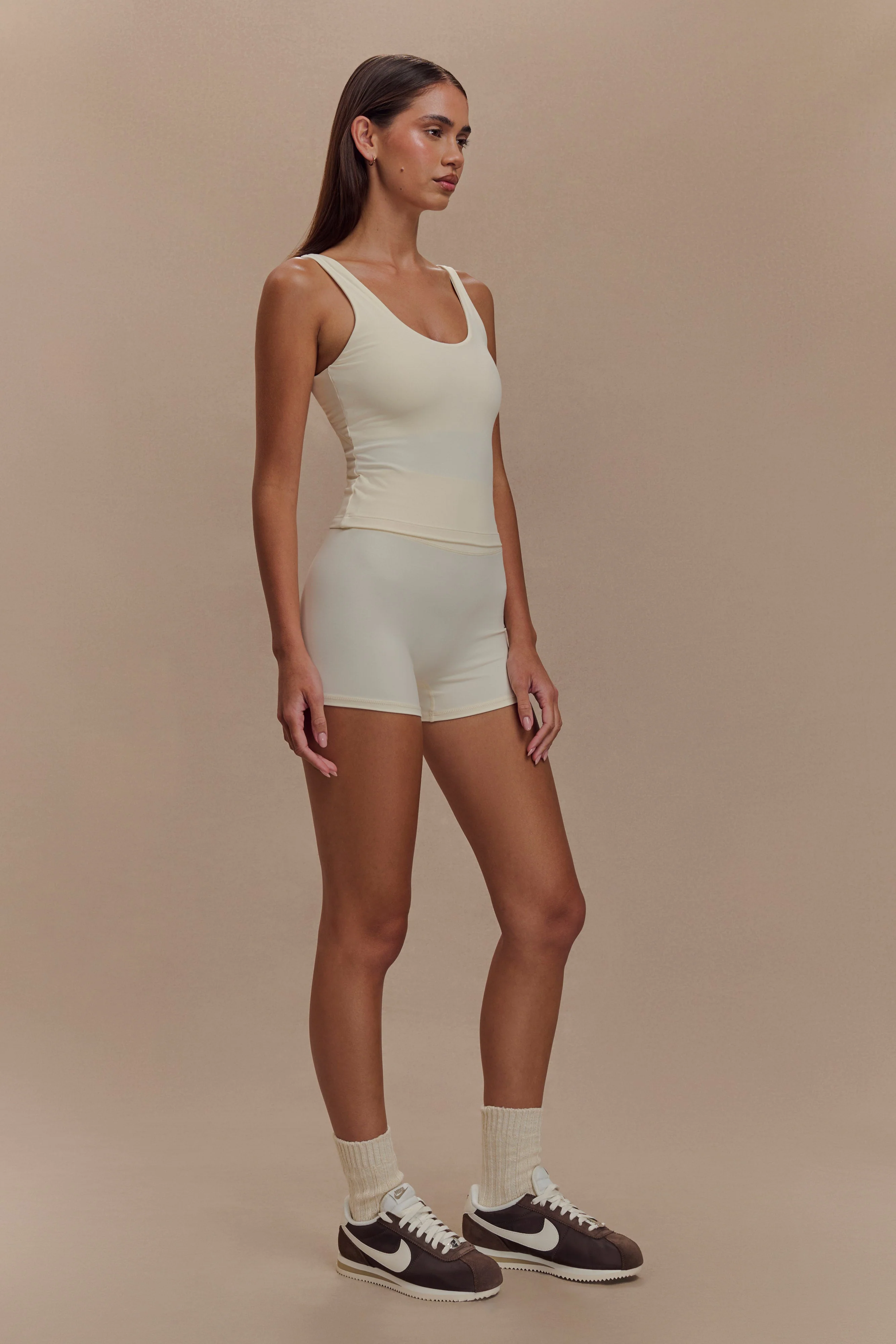 Alexandra Yoga Top - Ivory - Image 5