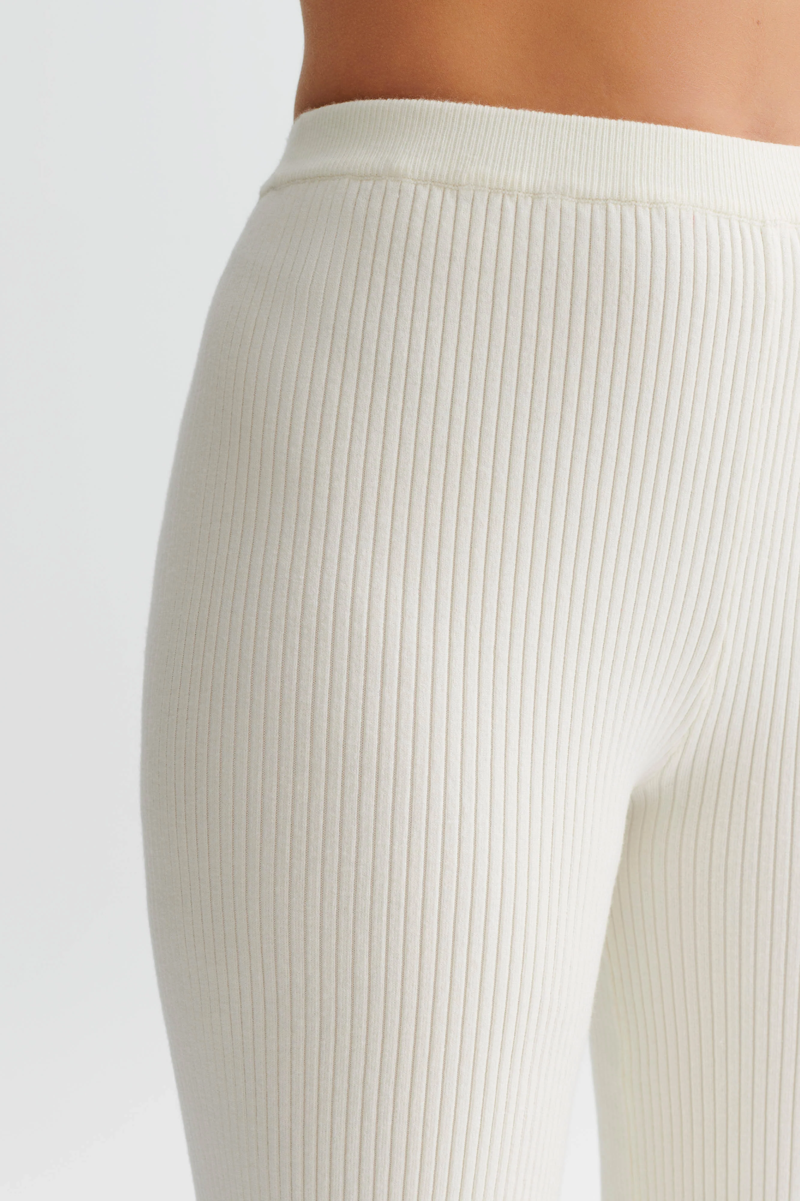 Calypso Knit Trousers - Ivory - Image 7