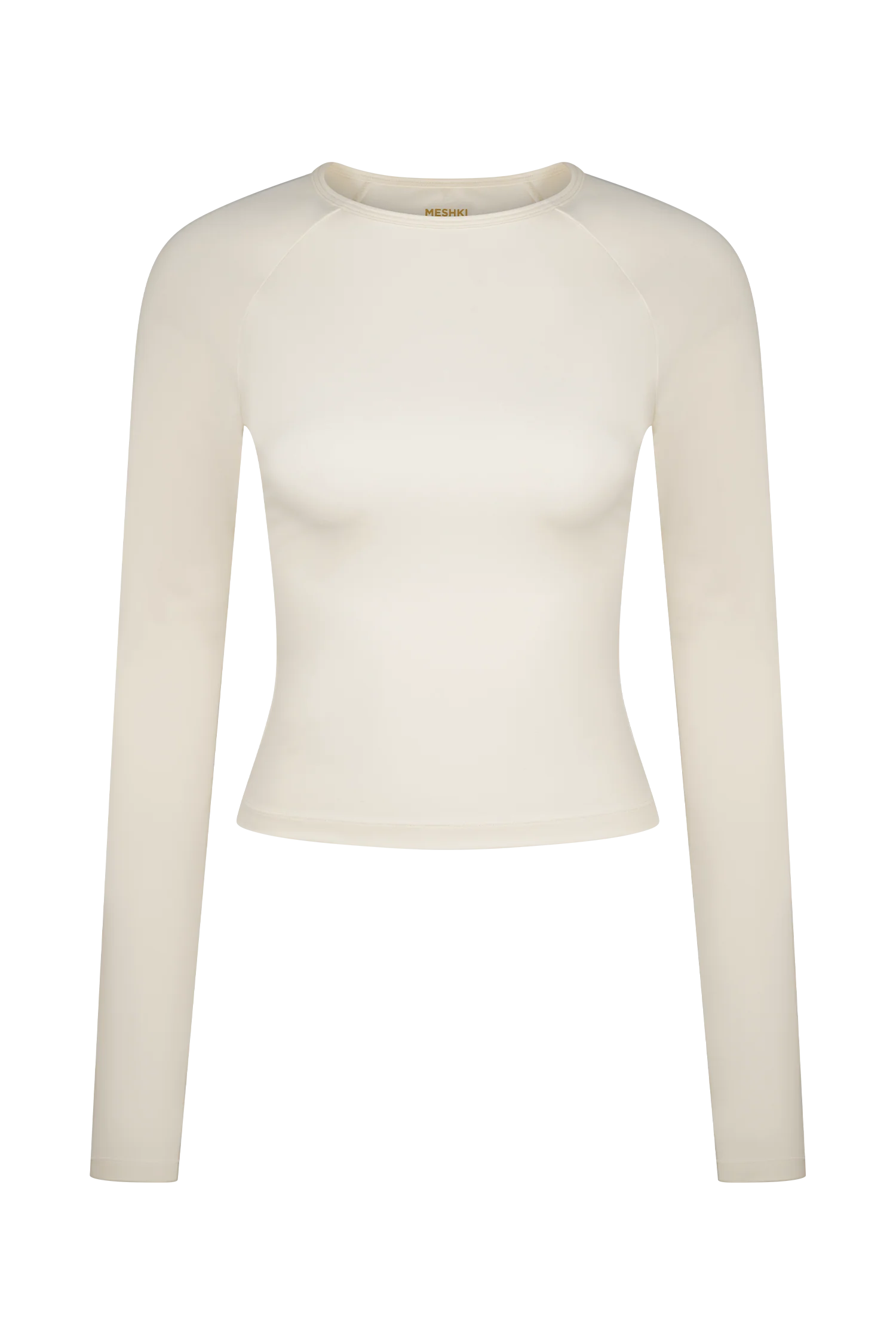 Eliana Long Sleeve Active Top - Ivory - Image 7