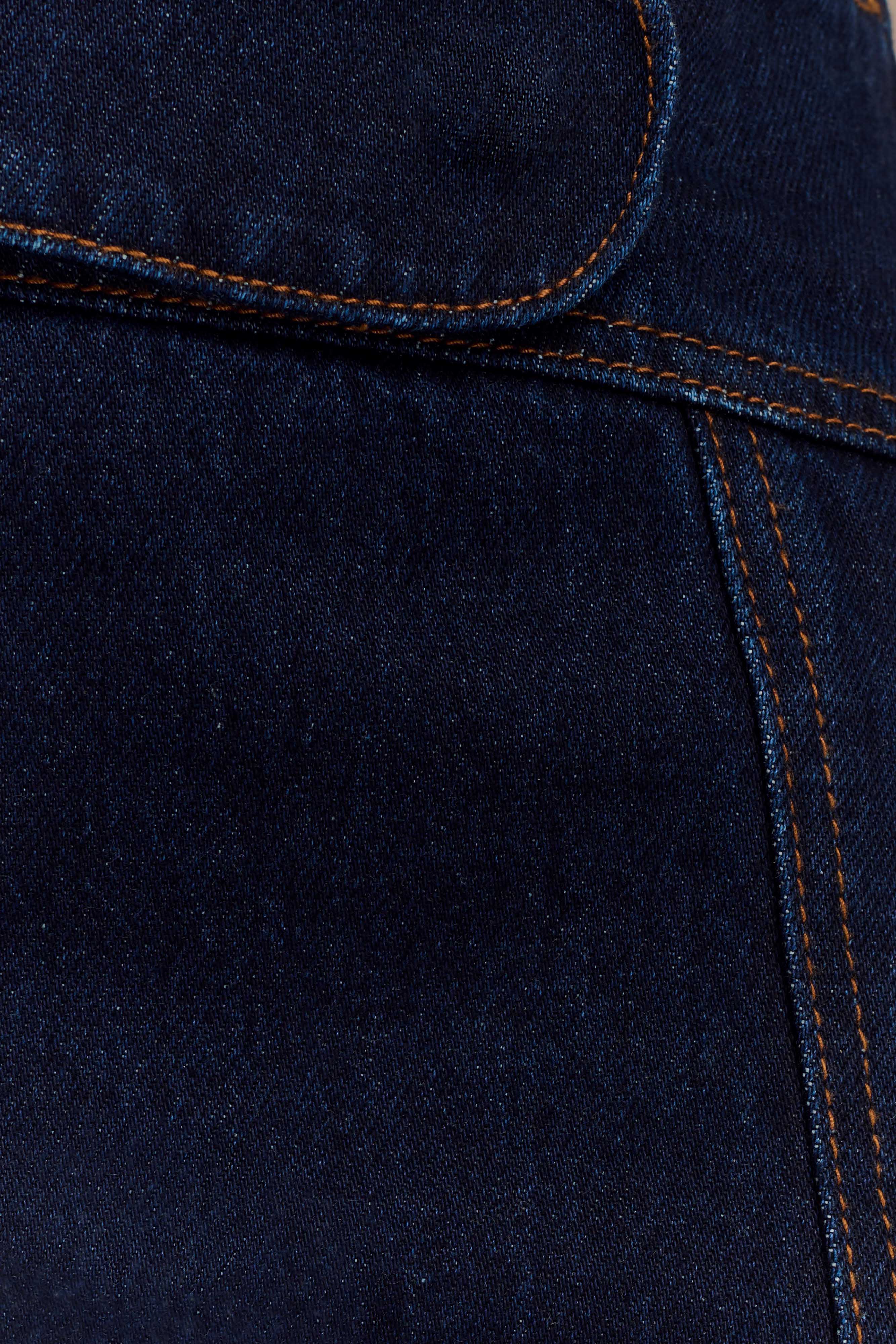 Fallon Denim Micro Mini Skort - Indigo Blue - Image 8