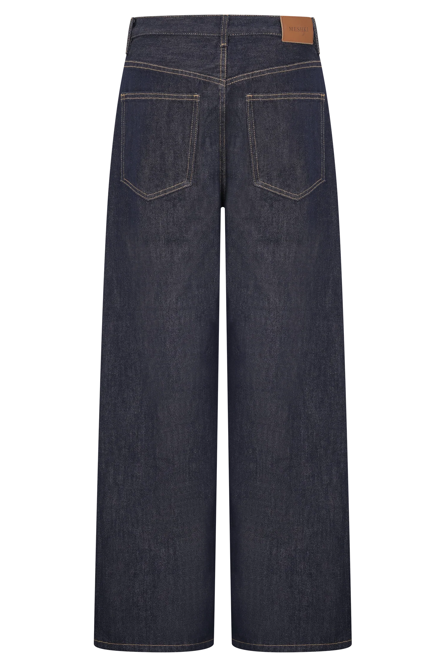 Mannon Mid Rise Denim Jeans - Washed Indigo Blue - Image 7