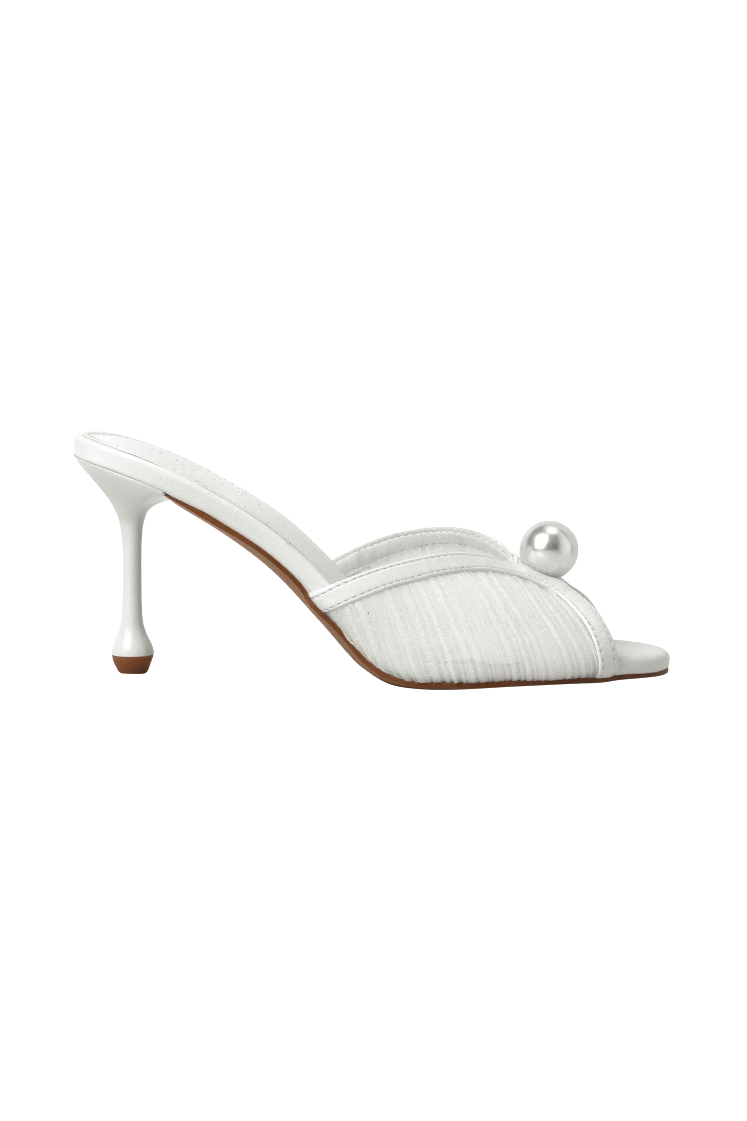 Reena Pearl Mesh Mule - Ivory - Image 9