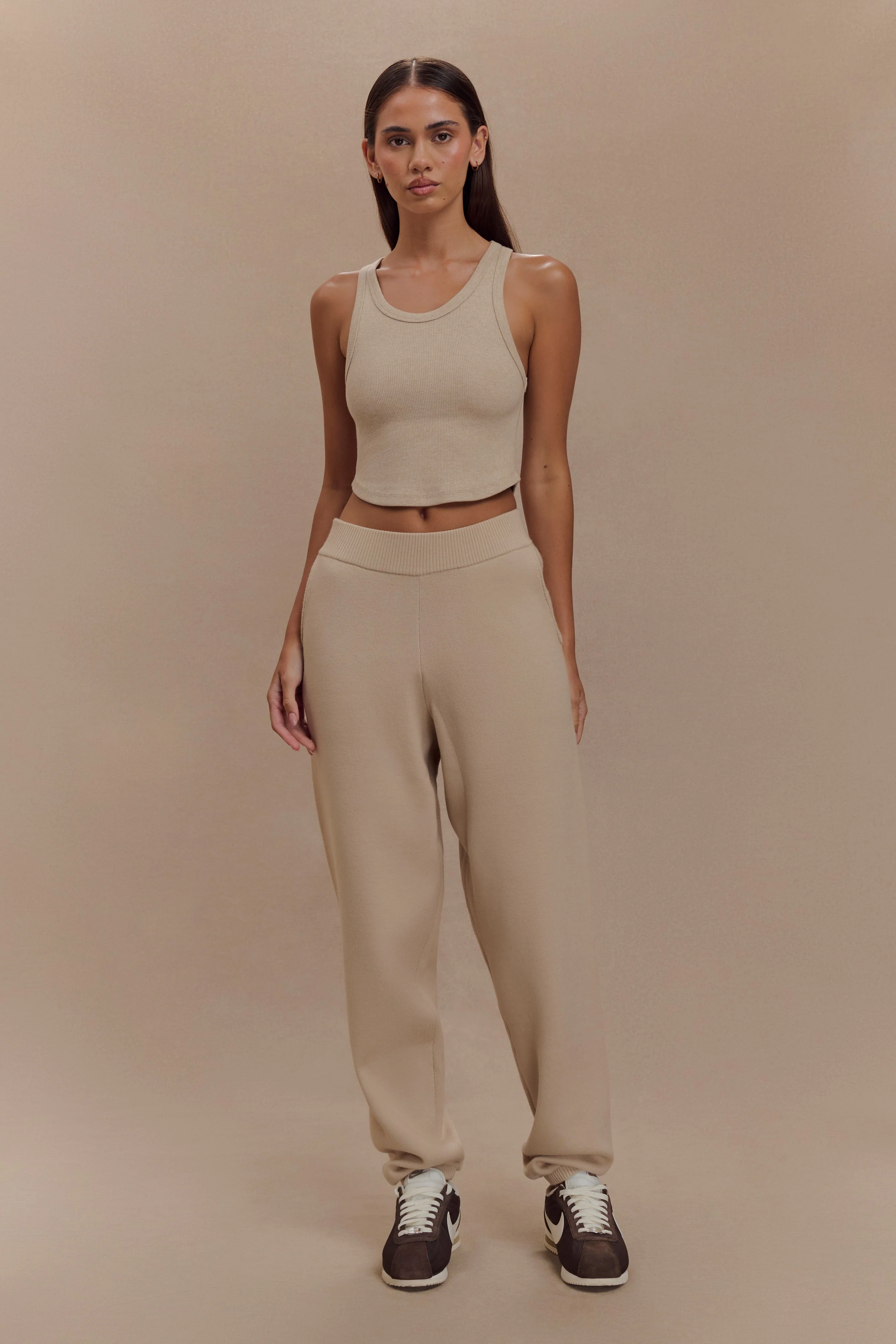 Sami Knit Jogger - Camel - Image 6